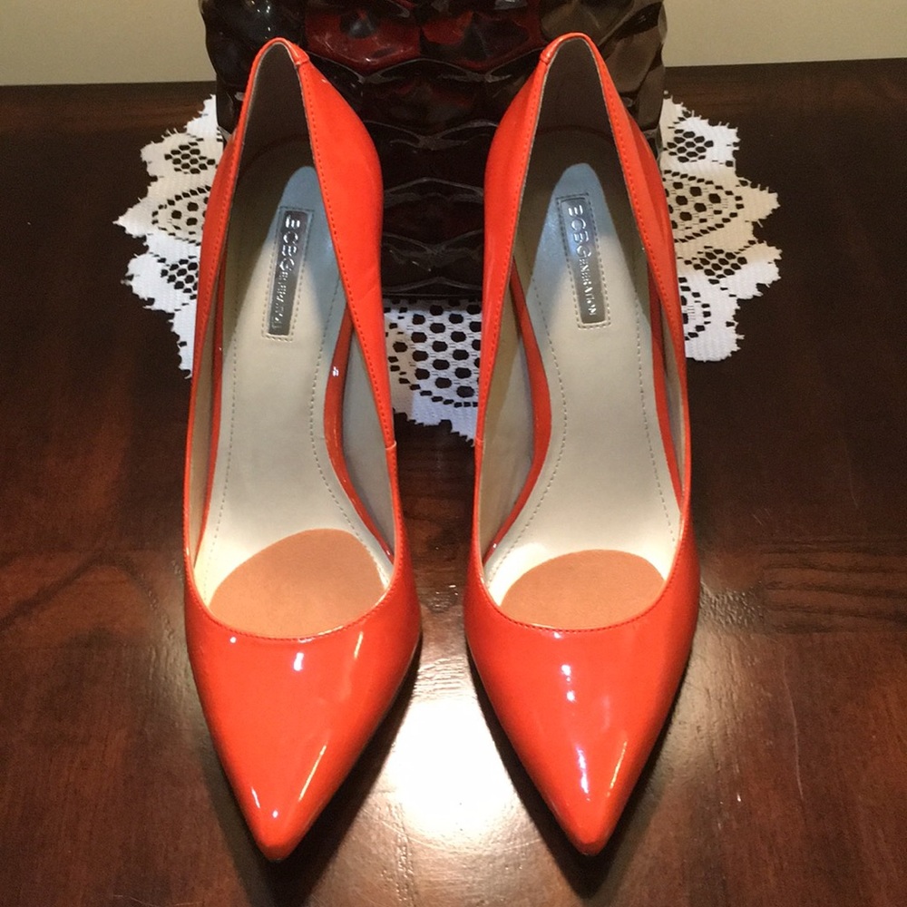 Orange/Coral Heels